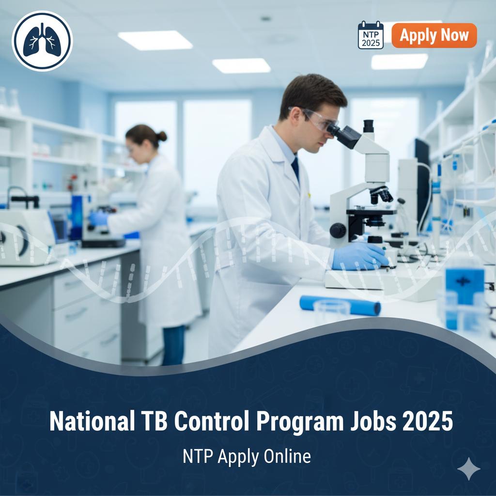 National TB Control Program Jobs 2025 NTP Apply Online