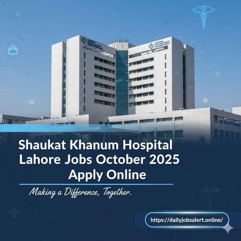 Shaukat Khanum Hospital Lahore Jobs October 2025 Apply Online