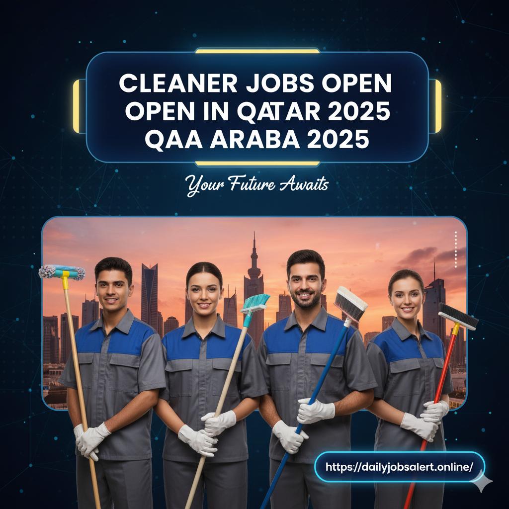 Cleaner Jobs Open In Qatar